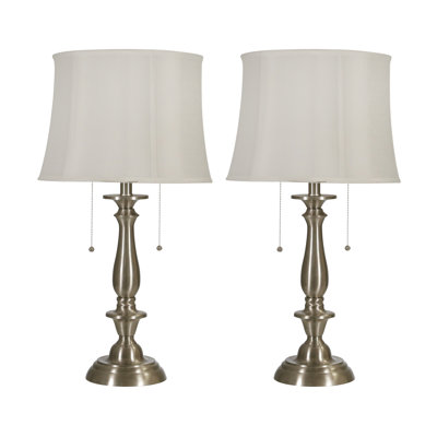 Canora Grey Mote 27 Table Lamp Set Pair of Impressive Table lamps in Lighting